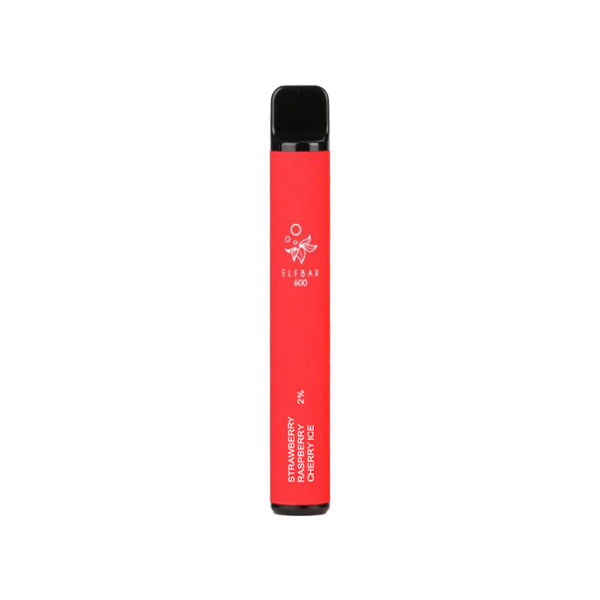 20mg ELF Bar Disposable Vape Pod 600 Puffs - Flavour: Lychee Ice