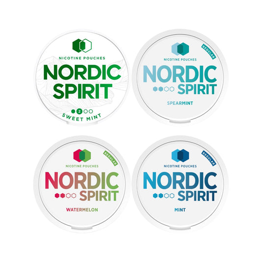6mg Nordic Spirit Regular Nicotine Pouches - 20 Pouches - Flavour: Mint