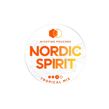 9mg Nordic Spirit Strong Nicotine Pouches - 20 Pouches - Flavour: Tropical Mix