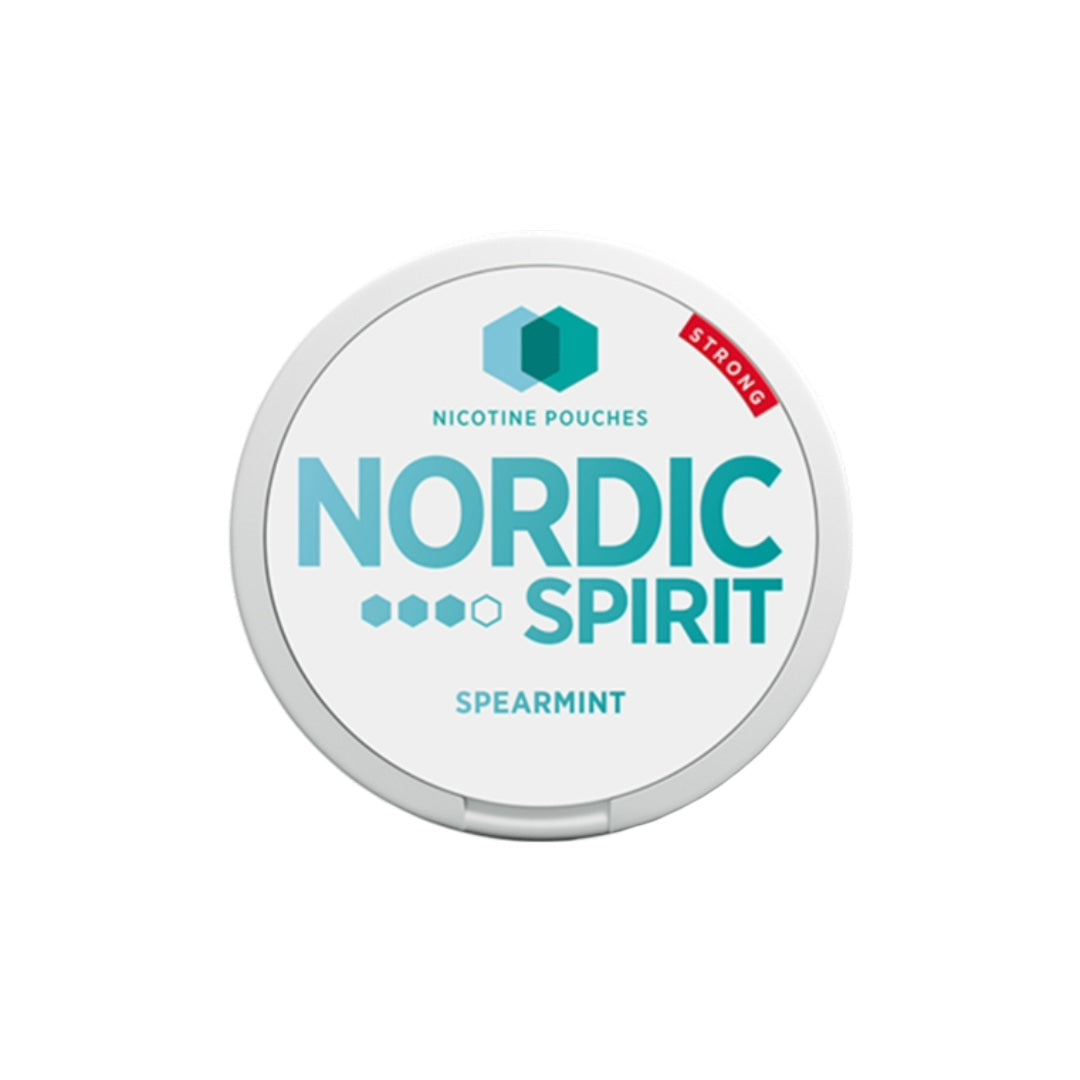 9mg Nordic Spirit Strong Nicotine Pouches - 20 Pouches - Flavour: Spearmint
