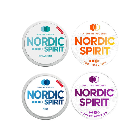 9mg Nordic Spirit Strong Nicotine Pouches - 20 Pouches - Flavour: Mint