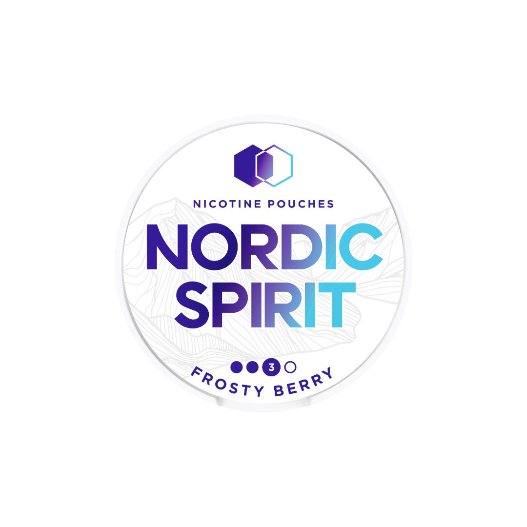 9mg Nordic Spirit Strong Nicotine Pouches - 20 Pouches - Flavour: Frosty Berry