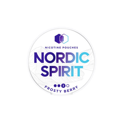 9mg Nordic Spirit Strong Nicotine Pouches - 20 Pouches - Flavour: Raspberry