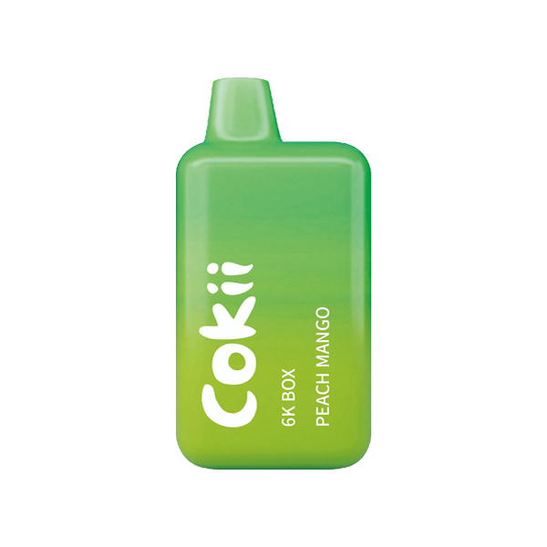 0mg COKII BAR 6K BOX Disposable Vape Device 6000 Puffs - Flavour: Peach Ice