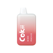0mg COKII BAR 6K BOX Disposable Vape Device 6000 Puffs - Flavour: Strawberry Kiwi