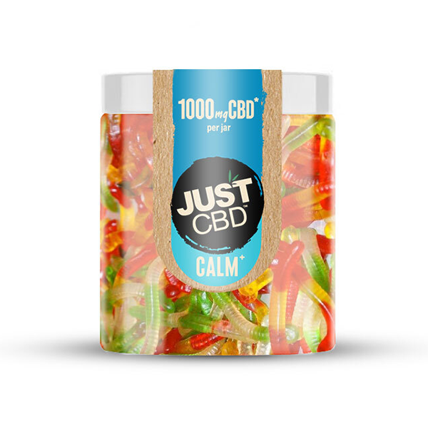 Just CBD 1000mg Gummies - 351g - Flavour: Sugar free worms