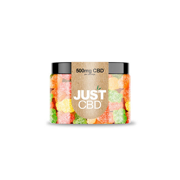 Just CBD 500mg Gummies - 132g - Flavour: Sour Worm Gummies