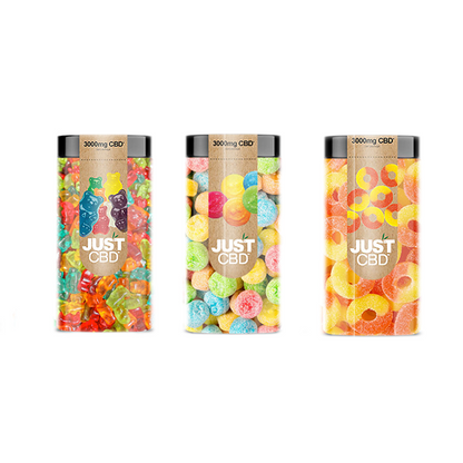 Just CBD 3000mg Gummies - 600g - Flavour: Gummy Worms