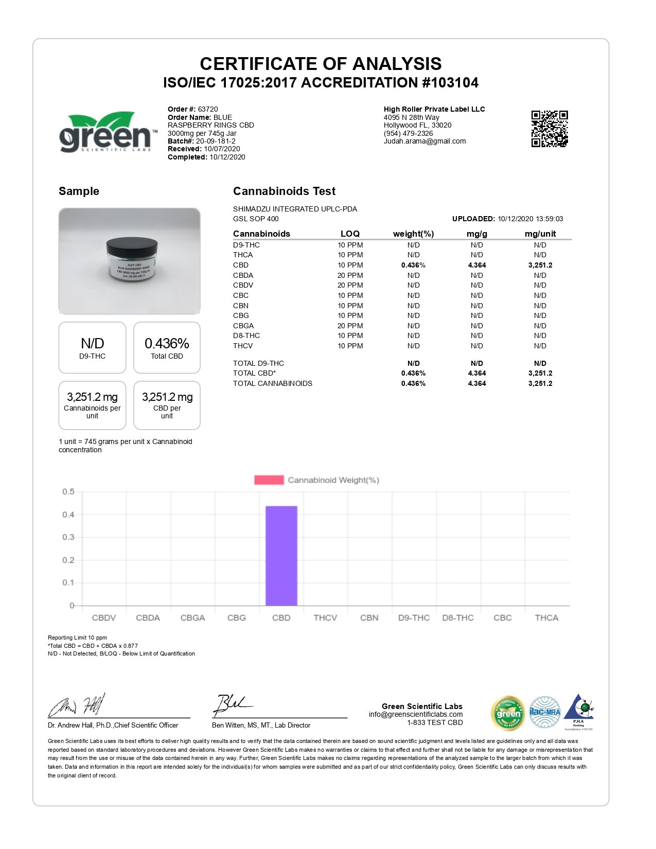 Just CBD 3000mg Gummies - 600g - Flavour: Gummy Worms