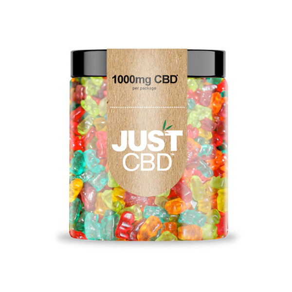 Just CBD 1000mg Gummies - 351g - Flavour: sour worms