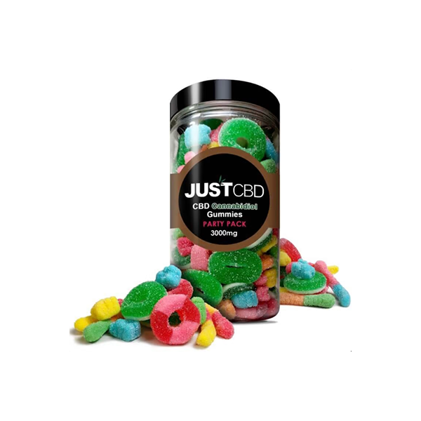 Just CBD 3000mg Gummies - 600g - Flavour: Gummy Worms