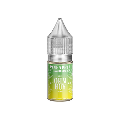 10mg Ohm Boy SLT 10ml Nic Salt (50VG/50PG) - Flavour: Pineapple Strawberry Ice