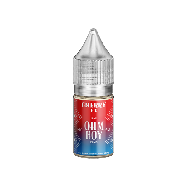 20mg Ohm Boy SLT 10ml Nic Salt (50VG/50PG) - Flavour: Rhubarb Ice