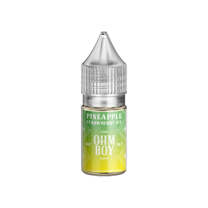 20mg Ohm Boy SLT 10ml Nic Salt (50VG/50PG) - Flavour: Strawberry Banana Ice