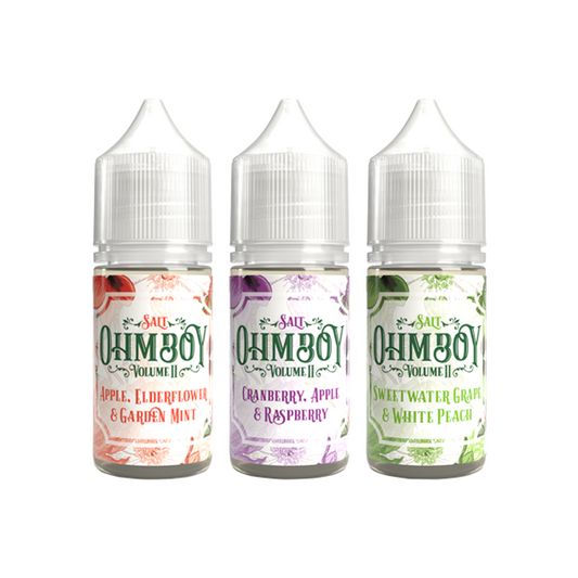 20mg Ohm Boy Volume II 10ml Nic Salt (50VG/50PG) - Flavour: Valencia Orange & Passionfruit