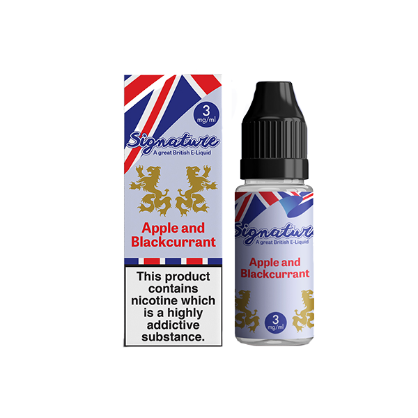 6mg Signature Flavours TPD 10ml E-Liquid (50VG/50PG) - Flavour: Blackjack