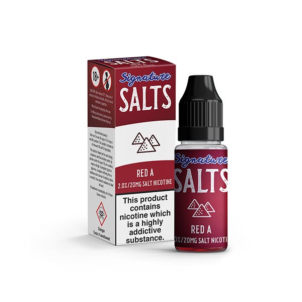 20mg Signature Salts By Signature Vapours 10ml Nic Salt (50VG/50PG) (BUY 1 GET 1 FREE) - Flavour: Lemon Sherbet