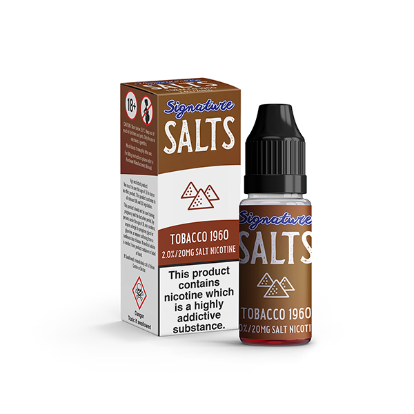20mg Signature Salts By Signature Vapours 10ml Nic Salt (50VG/50PG) (BUY 1 GET 1 FREE) - Flavour: Heisenberg