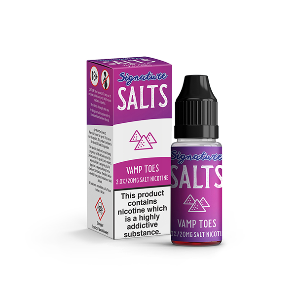 20mg Signature Salts By Signature Vapours 10ml Nic Salt (50VG/50PG) (BUY 1 GET 1 FREE) - Flavour: Strawberry Kiwi