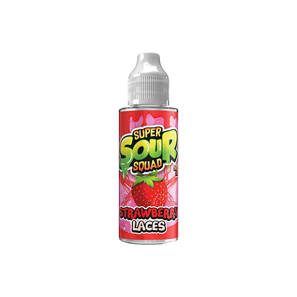 Super Sour Squad 100ml E-liquid 0mg (50VG/50PG) - Flavour: Gummy Bears