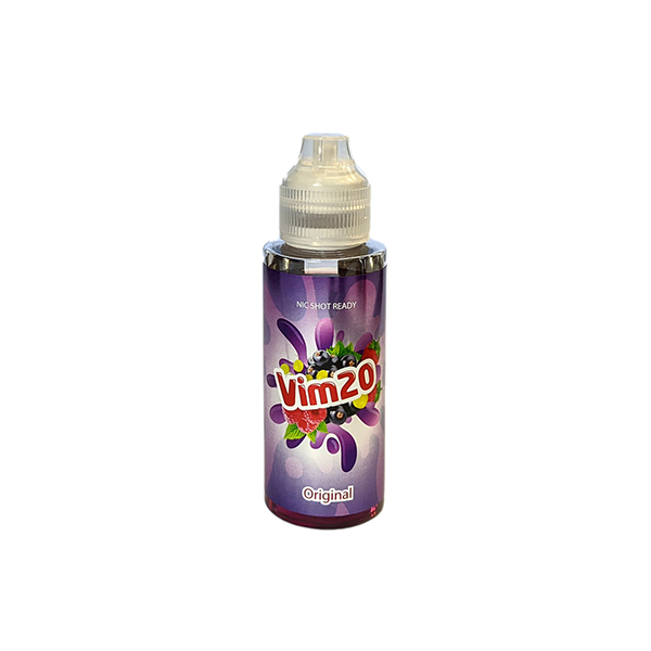 Vim20 100ml E-liquid 0mg (50VG/50PG) - Flavour: Watermelon Strawberry Peach