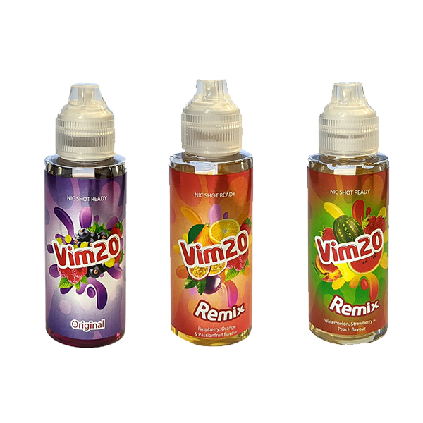 Vim20 By Signature Vapours 100ml E-liquid 0mg (50VG/50PG) - Flavour: Orange Strawberry Lime
