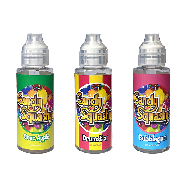 Candy Squash 100ml E-liquid 0mg (50VG/50PG) - Color: Bubblegum