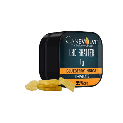 Canevolve 99% CBD Shatter - 1g - Flavour: Flo