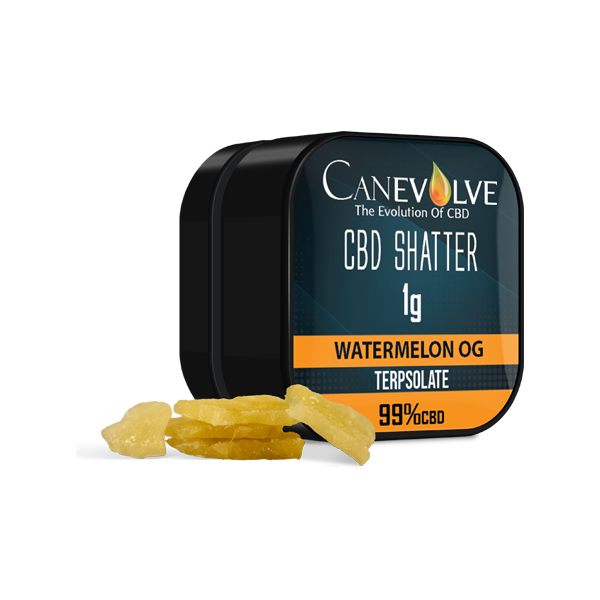 Canevolve 99% CBD Shatter - 1g - Flavour: Indica Blend
