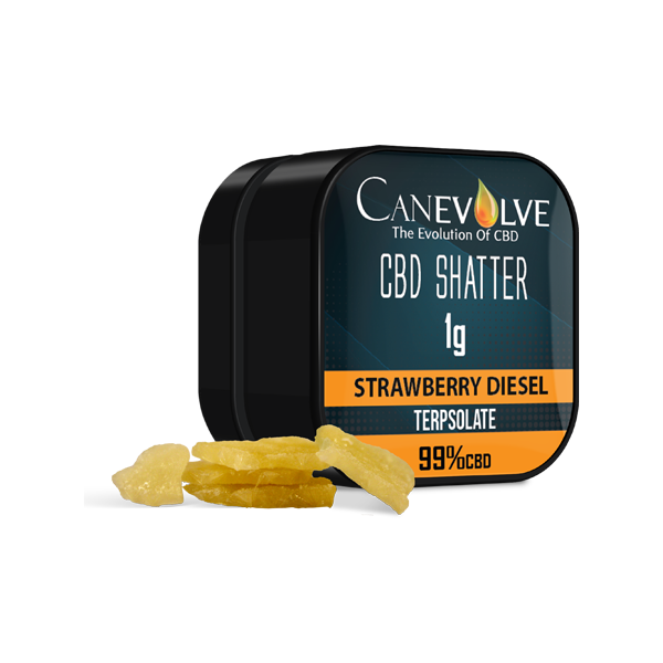 Canevolve 99% CBD Shatter - 1g - Flavour: Flo