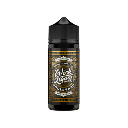 Wick Liquor 100ml Shortfill 0mg (70VG/30PG) - Flavour: Castaway Shattered