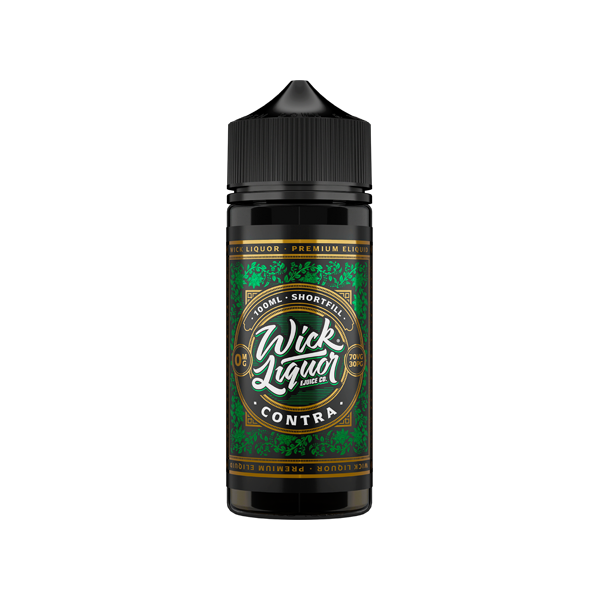 Wick Liquor 100ml Shortfill 0mg (70VG/30PG) - Flavour: Castaway Shattered