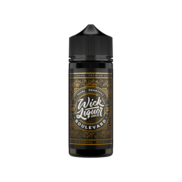 Wick Liquor 100ml Shortfill 0mg (70VG/30PG) - Flavour: Castaway Shattered