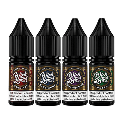 20mg Wick Liquor 10ml Nic Salts (50VG/50PG) - Flavour: Carnival