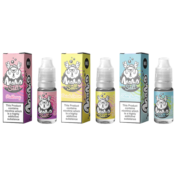 20mg Momo Salts 10ml Nic Salts (50VG/50PG) - Flavour: Pink Berry