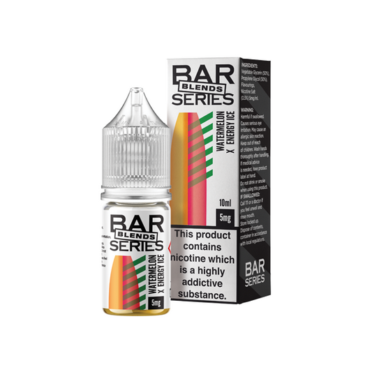 5mg Bar Series Blends 10ml Nic Salts (50VG/50PG) - Flavour: Blue Sour Razz X Lemon Lime