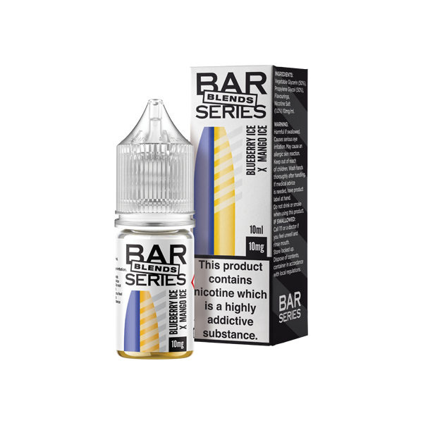 10mg Bar Series Blends 10ml Nic Salts (50VG/50PG) - Flavour: Green Apple X Cherry Fizz