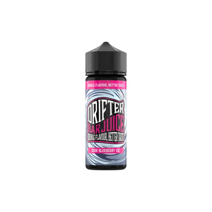 Drifter Bar Juice 100ml Shortfill 0mg (50VG/50PG) - Flavour: Sweet Blueberry Ice