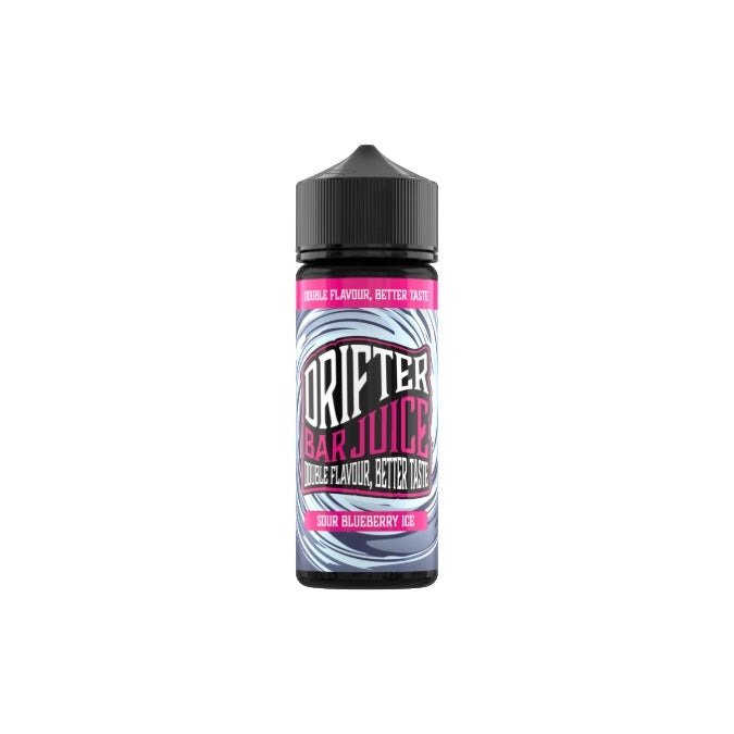 Drifter Bar Juice 100ml Shortfill 0mg (50VG/50PG) - Flavour: Blue Razz Lemonade Ice