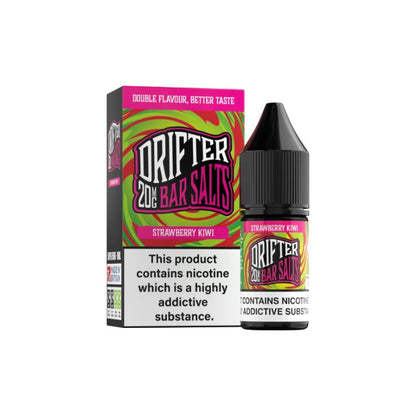 20mg Drifter Bar Salts 10ml (50VG/50PG) - Flavour: Strawberry Banana Ice