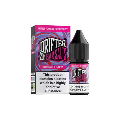 20mg Drifter Bar Salts 10ml (50VG/50PG) - Flavour: Strawberry Banana Ice