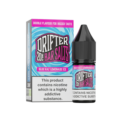 20mg Drifter Bar Salts 10ml (50VG/50PG) - Flavour: Sour Apple Ice