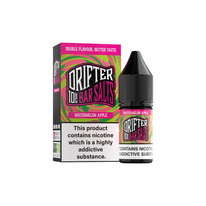 10mg Drifter Bar Salts 10ml (50VG/50PG) - Flavour: Strawberry Banana Ice