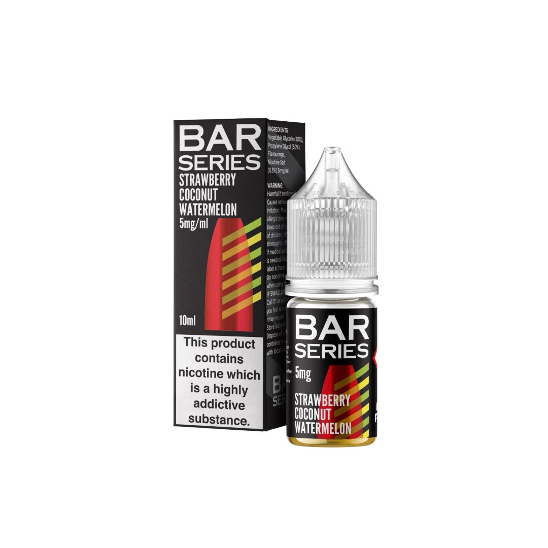 5mg Bar Series 10ml Nic Salts (50VG/50PG) - Flavour: Peach