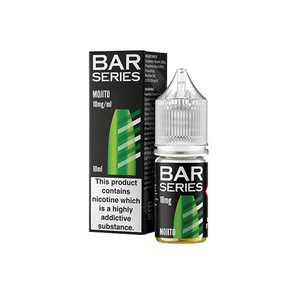 10mg Bar Series 10ml Nic Salts (50VG/50PG) - Flavour: Banana Ice
