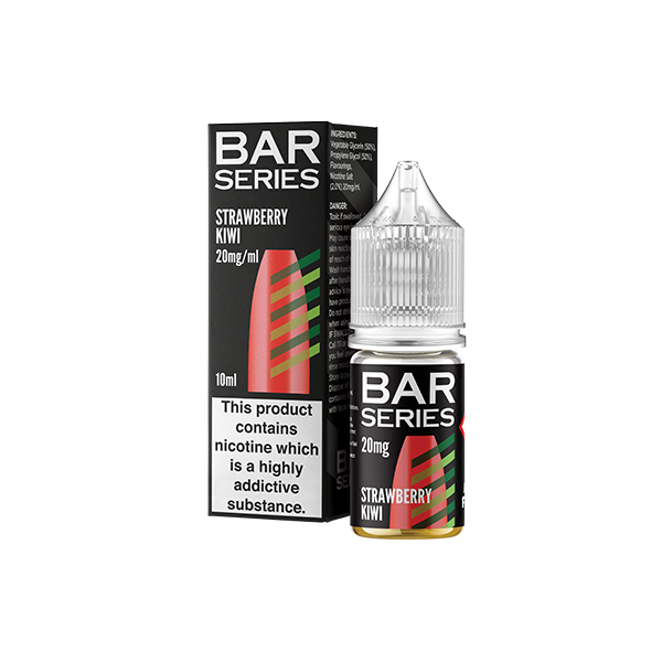 20mg Bar Series 10ml Nic Salts (50VG/50PG) - Flavour: Strawberry Banana