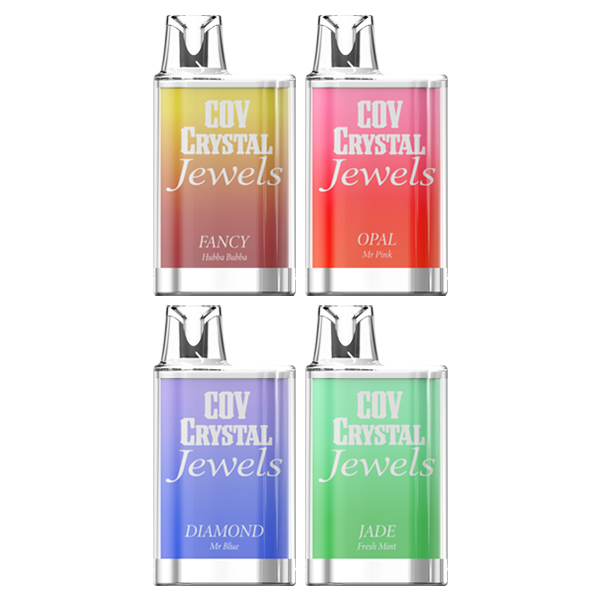20mg Chief Of Vapes Crystal Jewels Disposable Vape Device 600 Puffs - Flavour: Banana Ice