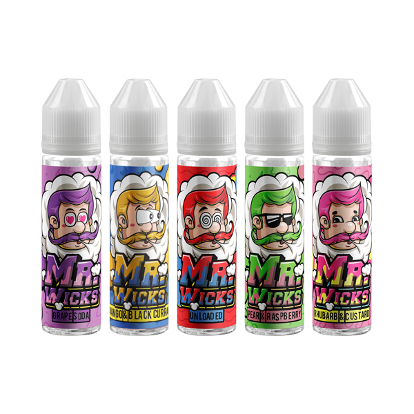 Mr Wicks 50ml Shortfill 0mg (70VG/30PG) - Flavour: Candy Cane