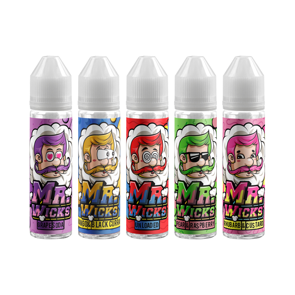 Mr Wicks 50ml Shortfill 0mg (70VG/30PG) - Flavour: Pear & Raspberry