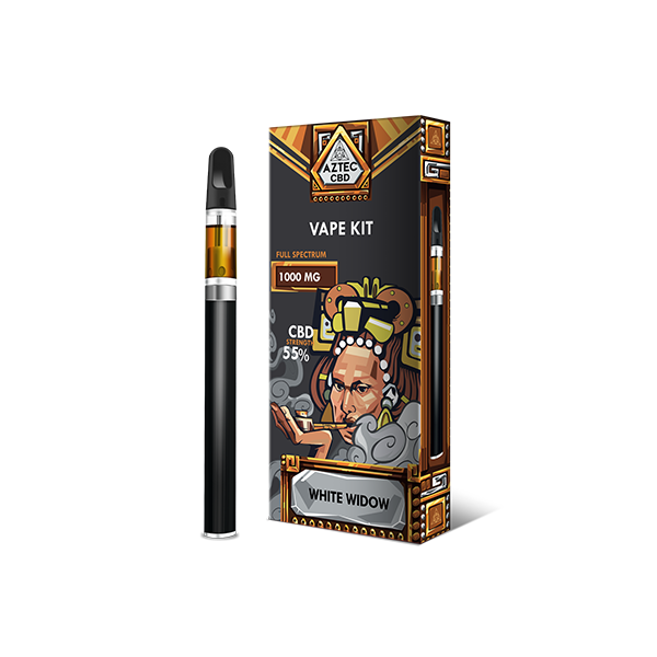 Aztec CBD 1000mg Vape Kit - 1ml - Flavour: Gorilla Glue